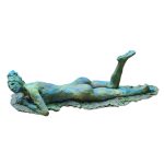 Clay sculpture "Elenor At The Beach"