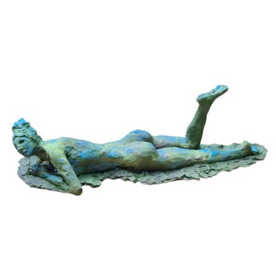 Clay sculpture "Elenor At The Beach"