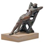 Clay sculpture "Just Another Sunday"