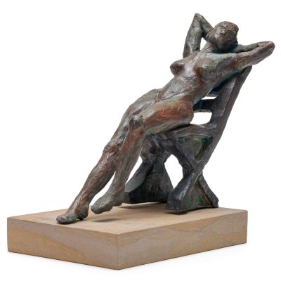 Clay sculpture "Just Another Sunday"
