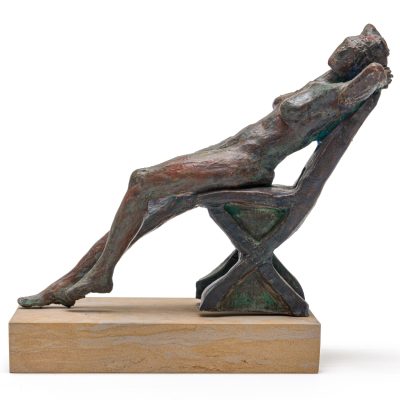 Clay sculpture "Just Another Sunday"