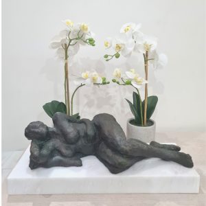 Clay sculpture "Rest"