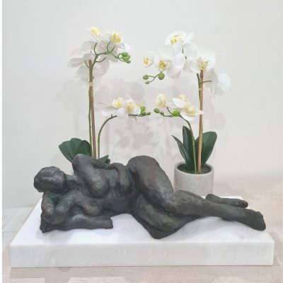 Clay sculpture "Rest"