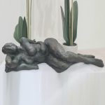 Clay sculpture "Rest"