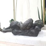 Clay sculpture "Rest"