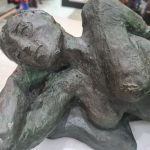 Clay sculpture "Rest"